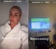 Charley Hull's Instagram story on Saturday evening